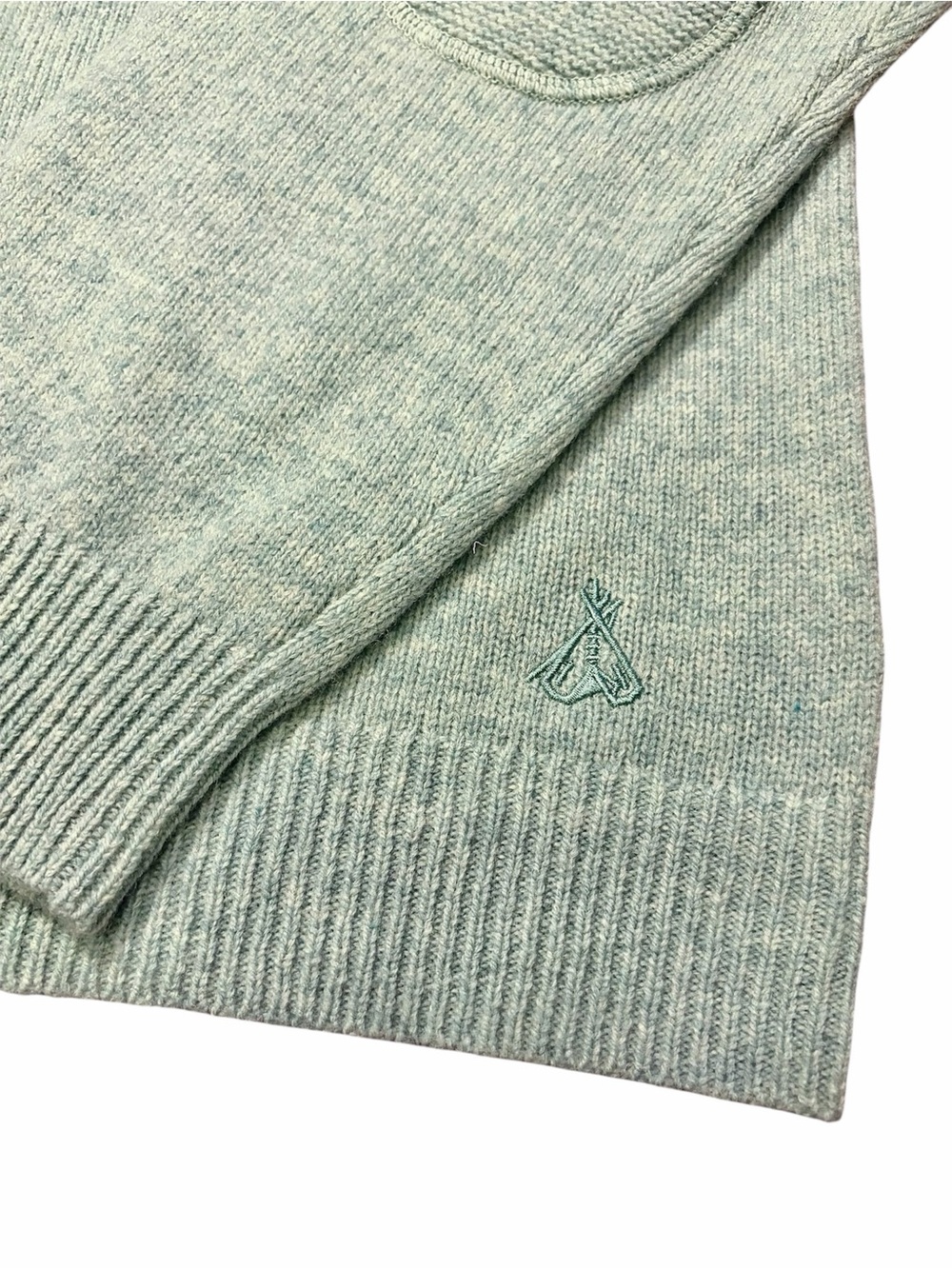 Pendleton men’s lambswool crewneck sweater in sage green Size XL - Picture 6 of 7